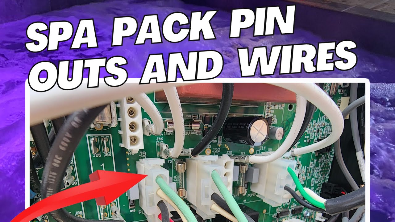 Spa Pack Pin Outs and Wires - A guide for connecting up your Spa Pack Correctly