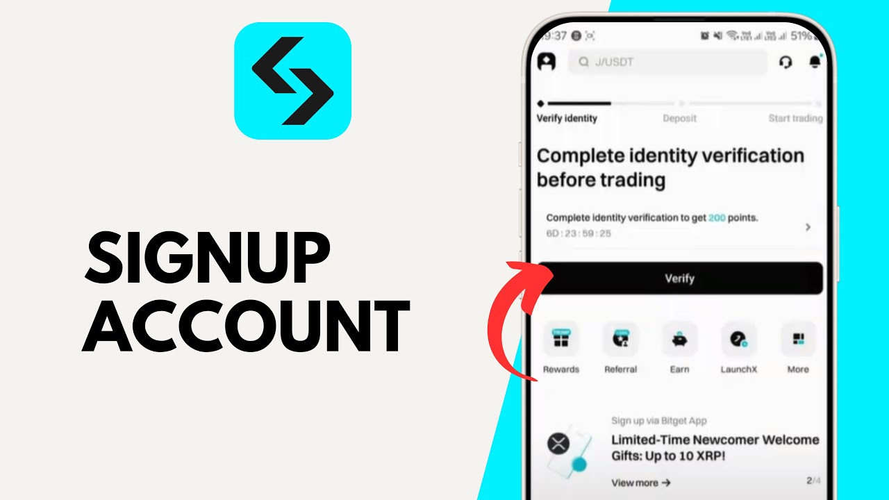 How to Signup Account for Bitget