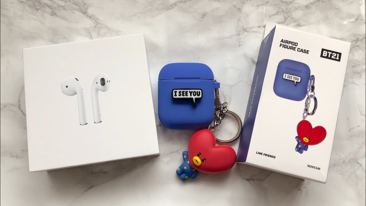 AIRPODS UNBOXING| BT21 TATA ROYCHE AIRPODS CASE!