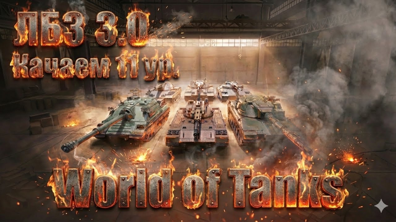 Врываемся в ЛБЗ 3.0! Гонка за 11 уровнем в World of Tanks 🚀