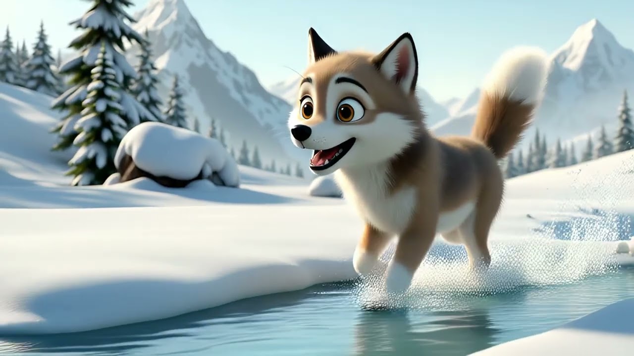 🐺❄️ În Ograda Muntelui : Jocul Micului Lup cu Prietenii🐺❄️