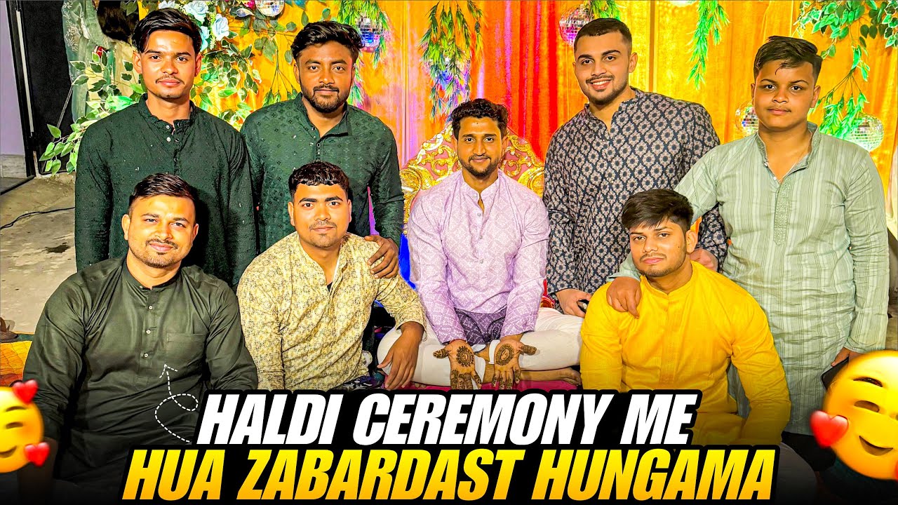 Haldi Ceremony Me Hua Zabardast Hungama 😂🔥 | Bhaiya Wedding Vlog