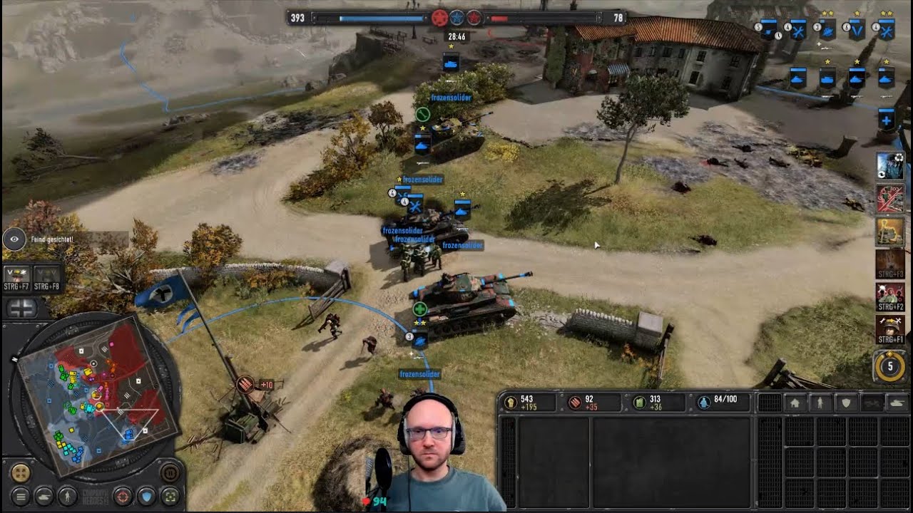Company of Heroes 3 | 4v4 Powderkeg | Wer kennt ihn nicht, den Sherman 76W der Wehrmacht!