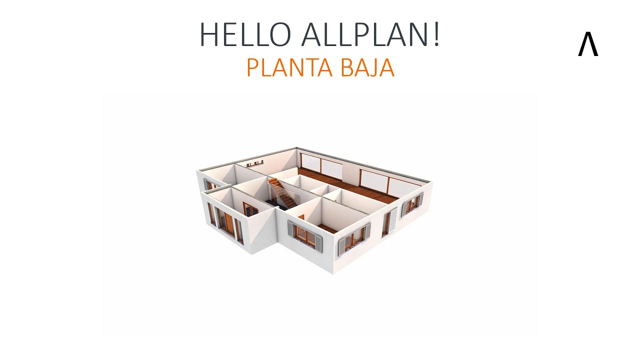 Hello Allplan! 2022 - Planta baja