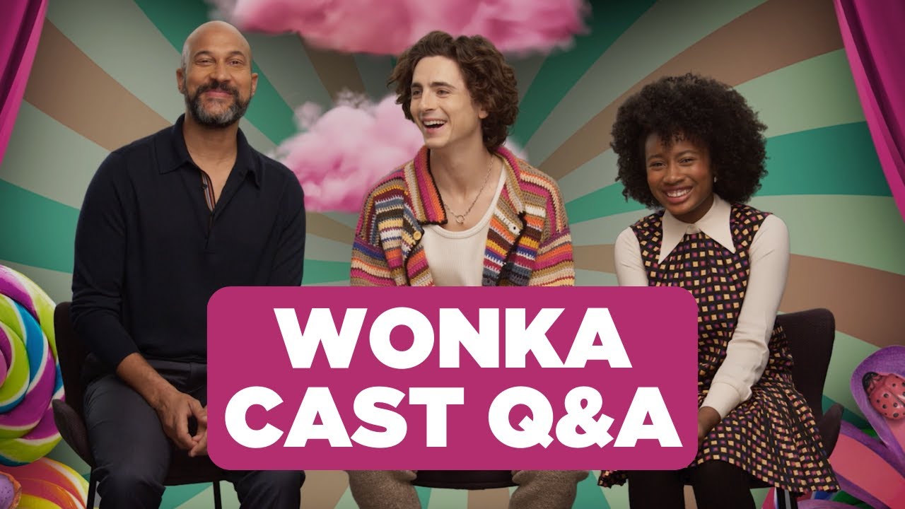 Timoth&eacute;e Chalamet, Keegan-Michael Key & Calah Lane Answer Food Network's Rapidfire Q&A | Wonka Movie