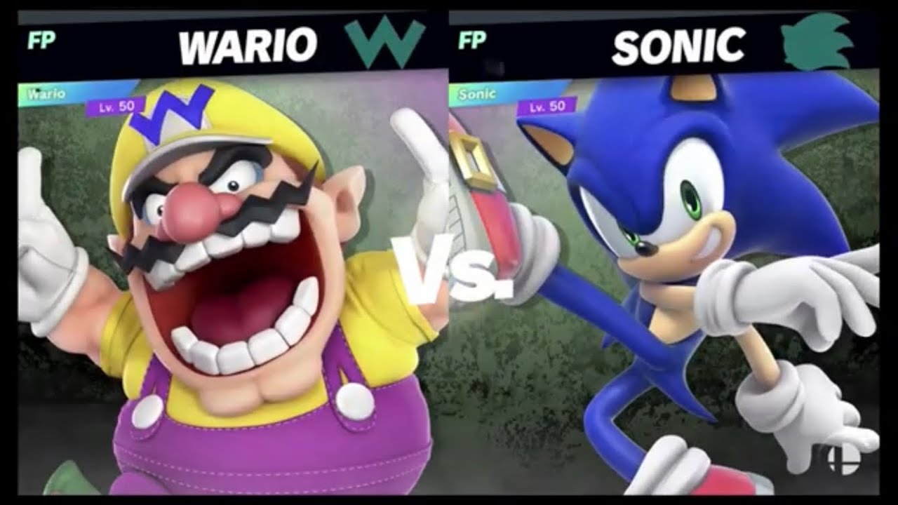 Super Smash Bros Ultimate Amiibo Fights  – Request #18503 Wario vs Sonic