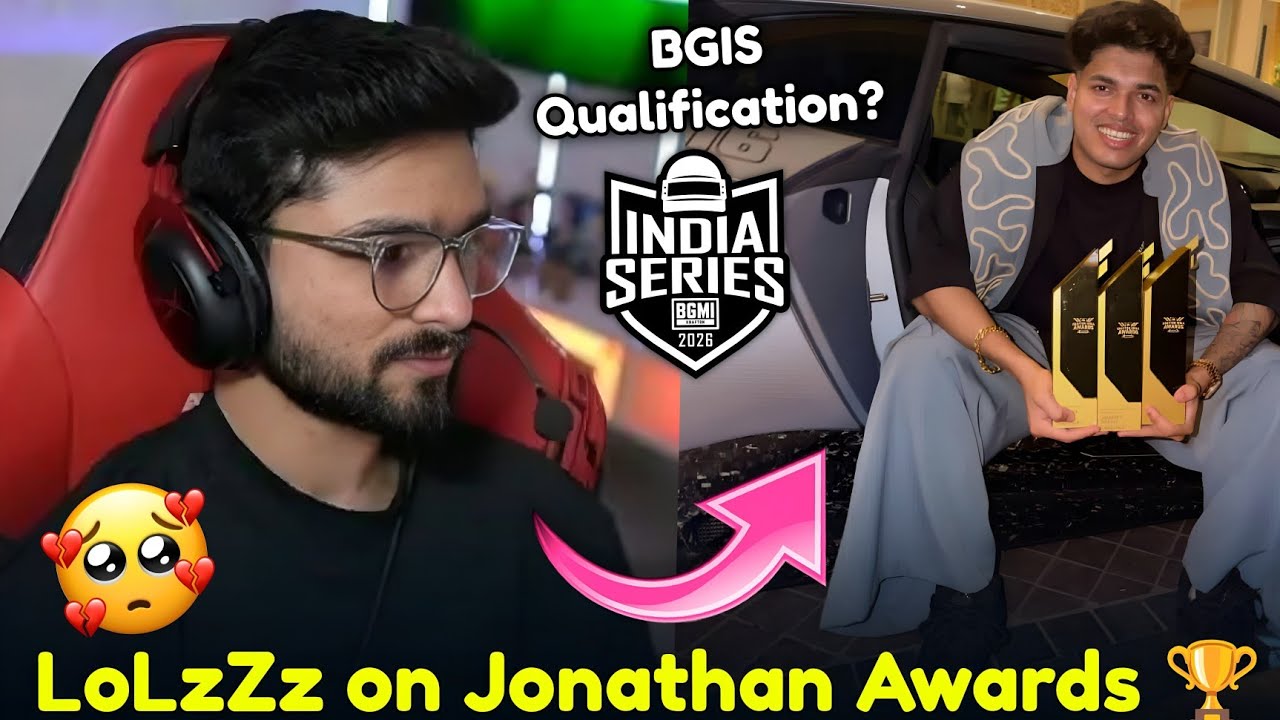 LoLzZz on Jonathan Awards 🏆 LoLzZz Sad 😭💔 Reply on BGIS in-game Qualifiers ✅