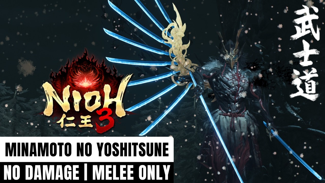Nioh 3 - Minamoto no Yoshitsune Boss Fight (No Damage/Samurai Sword)