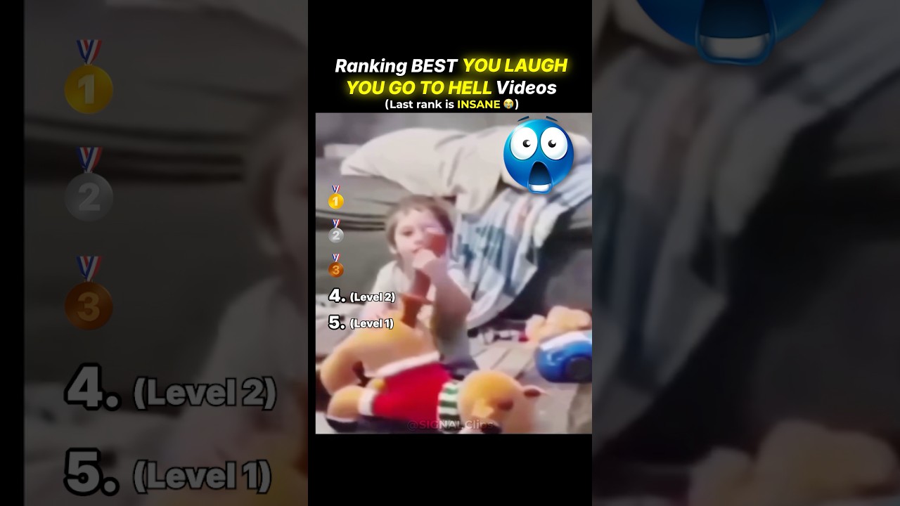 Ranking The Best If You Laugh You go to Hell videos 😂 part 62 #shorts