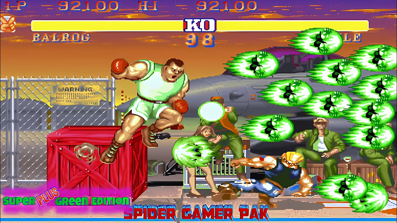 Super Green Plus Edition - Street Fighter 2 - Прохождение за Балрога