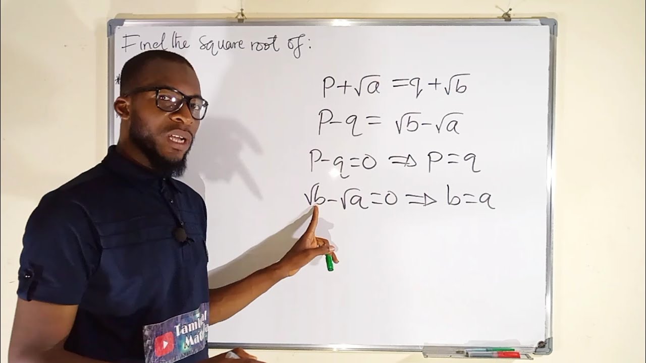 How to find the positive square root of a surd.
