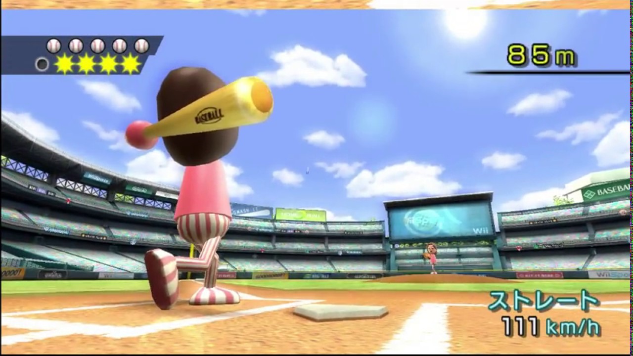 【Wii】TASさんがWii Sportsで遊んでみた【野球】