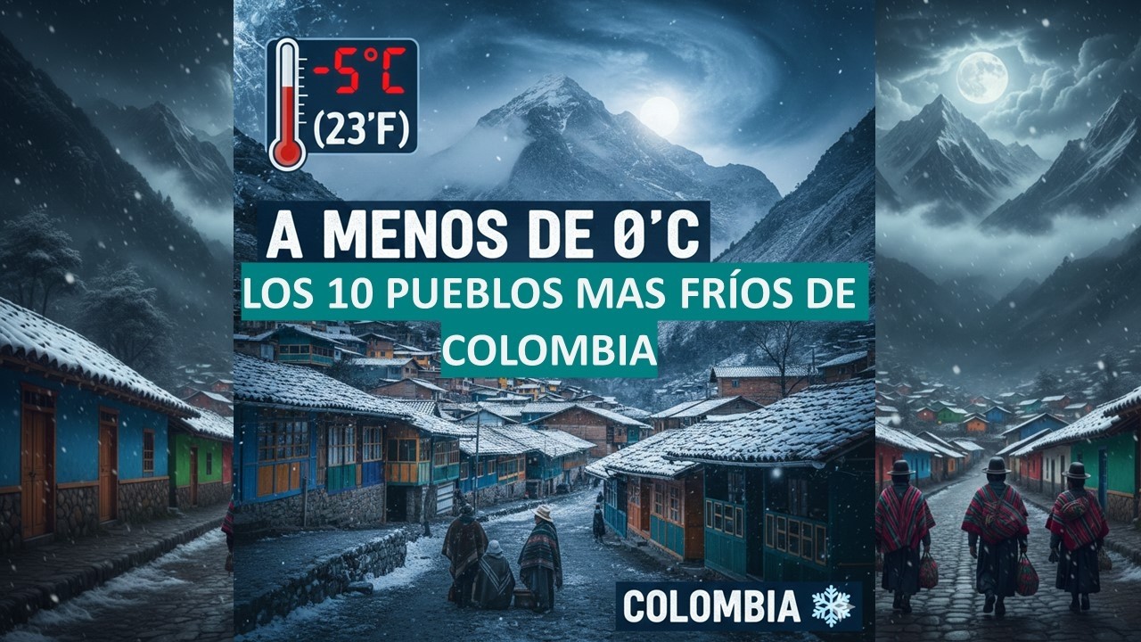 Los 10 pueblos más fríos de Colombia