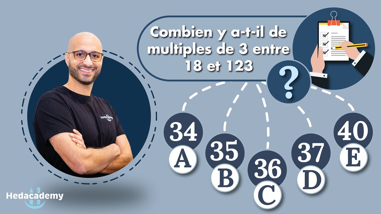 COMBIEN de multiples de 3 entre 18 et 123 ?