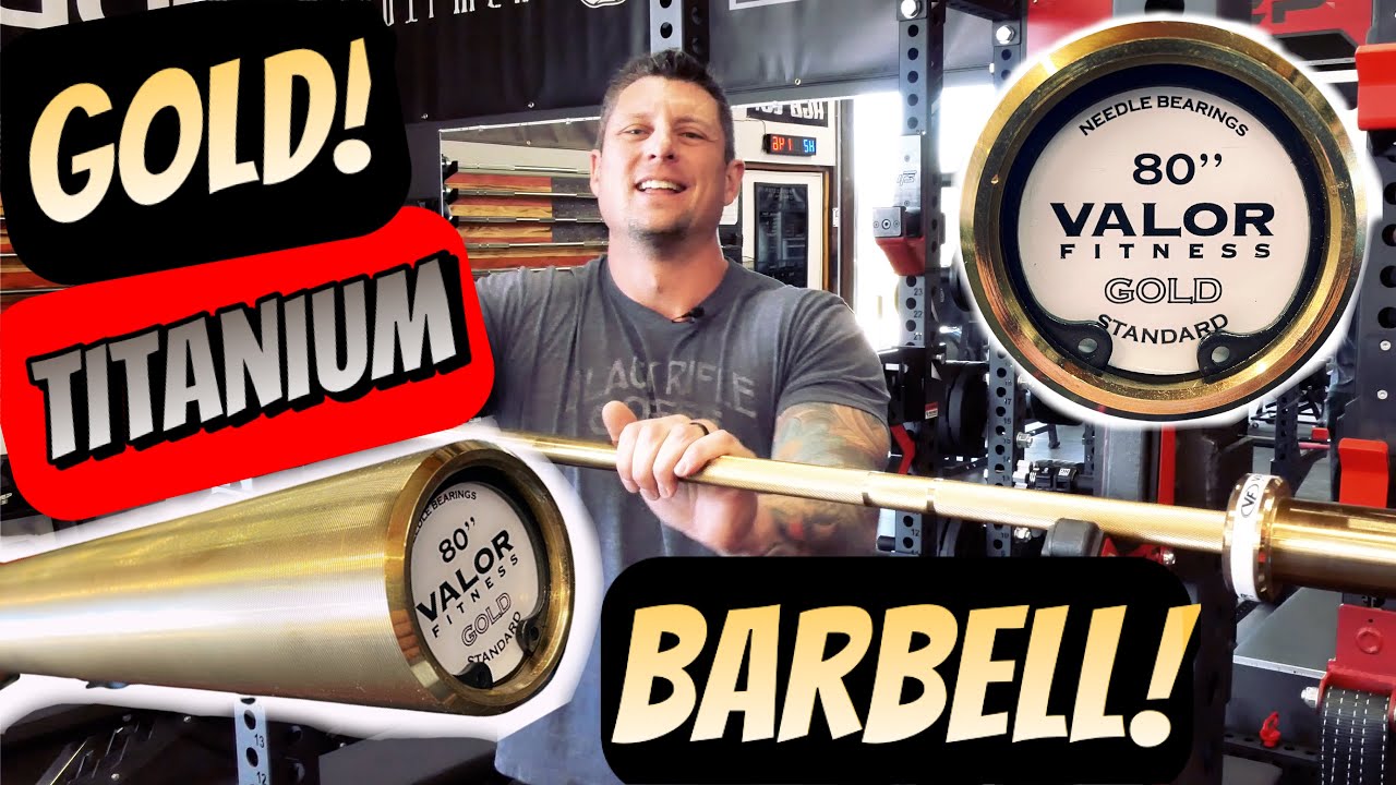 Valor Fitness Gold Titanium Barbell Review | Garage Gym Reviews and Home Gym Hacks!