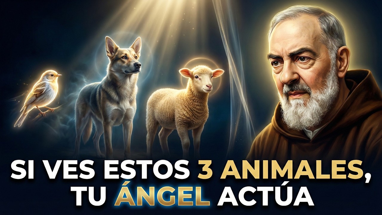 PADRE PÍO: SI VES UNO DE ESTOS 3 ANIMALES, TU ÁNGEL PODRÍA ESTAR ACTUANDO