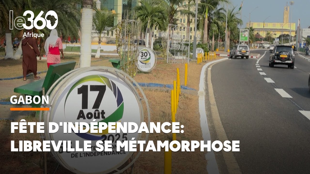 Gabon. Libreville se métamorphose pour le 65ème anniversaire de l’indépendance