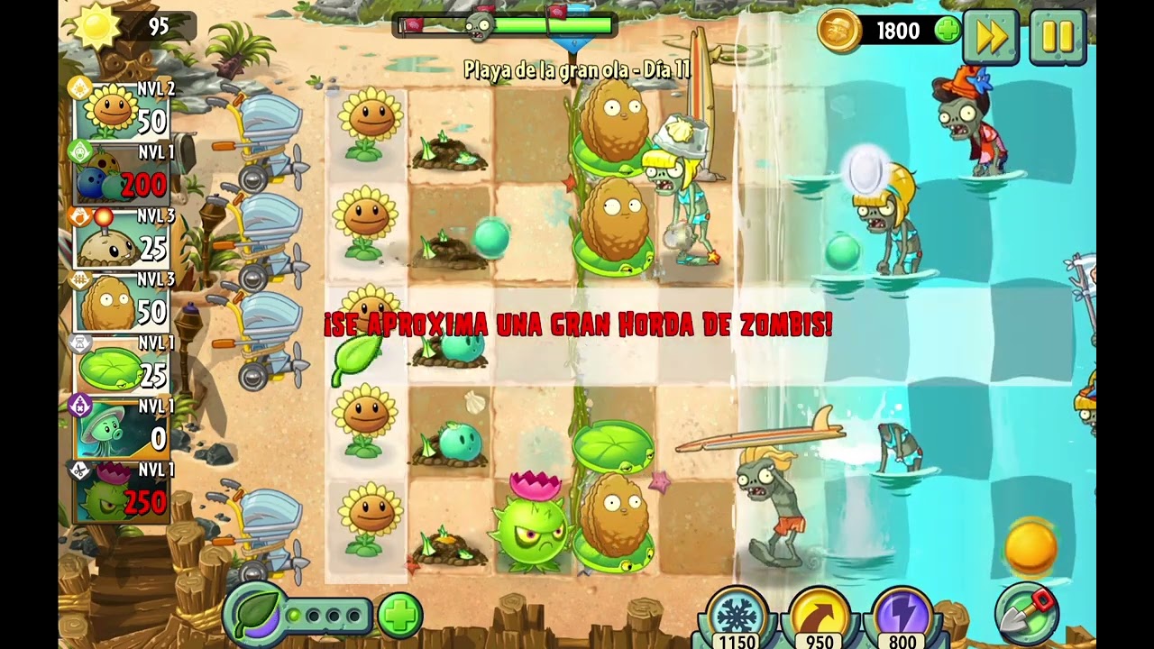 Playa de la gran ola nivel 10-12