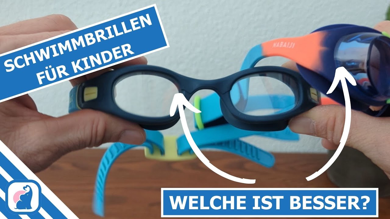 Schwimmbrillen für Kinder im Test | Meine Erfahrungen (Decathlon NABAIJI )