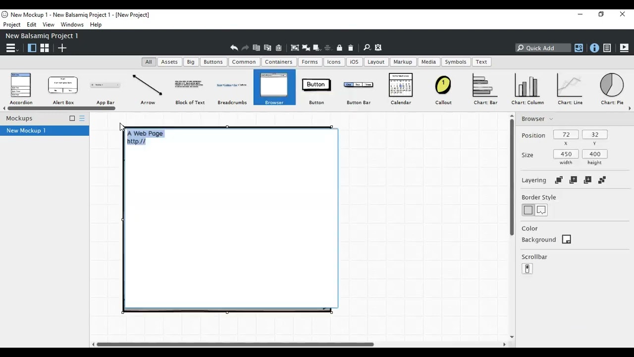Balsamiq Session