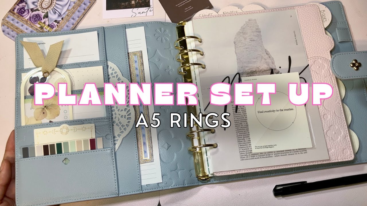 Setting Up My Work Project Planner 2025  | inserts & decor | new a5 wide rings flip | alaskan Anna