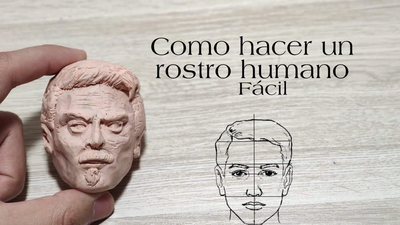 COMO HACER UN ROSTRO HUMANO EN PLASTILINA FACIL Y RAPIDO - Consejos y recomendación es - Clay Arts
