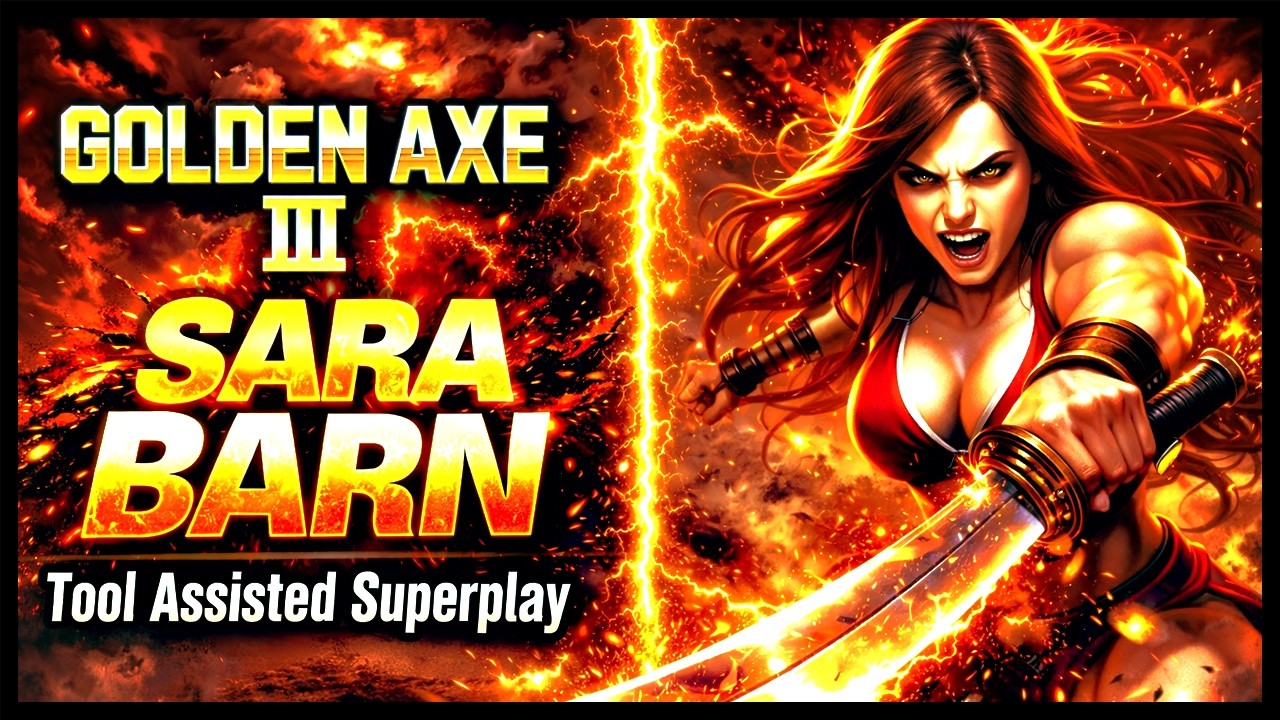 【TAS】GOLDEN AXE III (MEGA DRIVE \ 1993) - SARA BARN