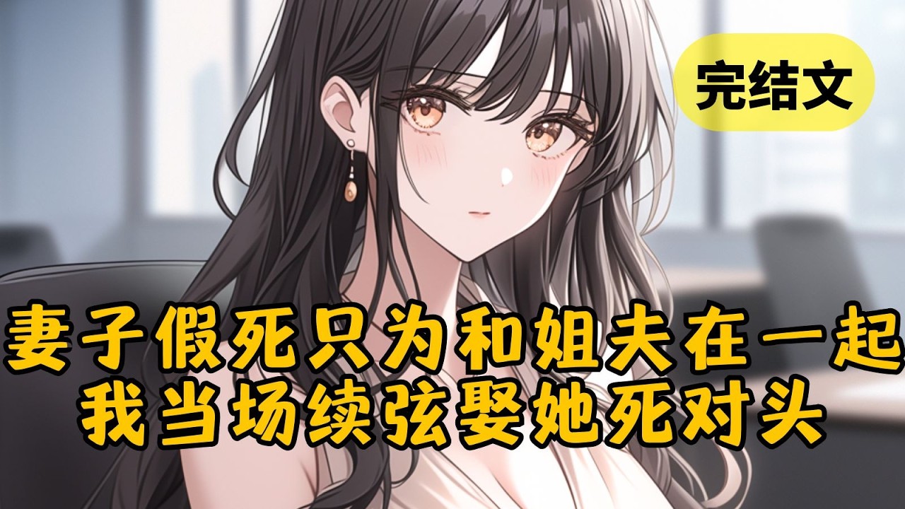 妻子假死，只为和她的姐夫在一起，于是我当即同意续弦，不仅要娶她的死对头，还要把“亡妻”的研究成果送给她 #小说 #柳如烟 #一口气看完