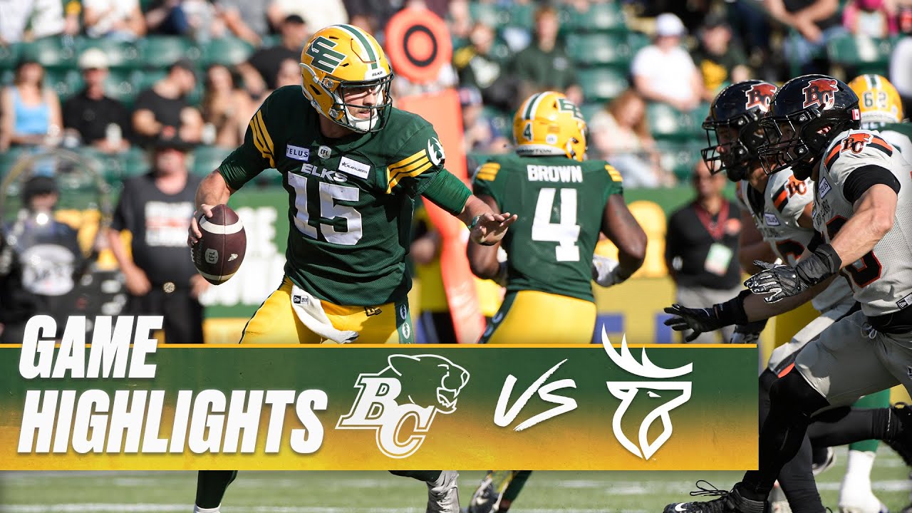 ЛУЧШИЕ МОМЕНТЫ МАТЧА: Неделя 8 &mdash; BC Lions против Edmonton Elks | 30.07.23