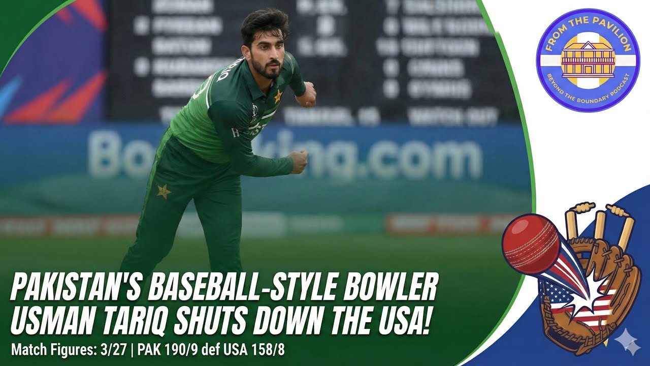 Pakistan spin attack led by Baseball-like bowler stops the USA chase