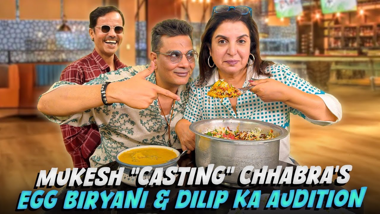 Mukesh Chhabra Ke Casting Office Mein Full Masti, Egg Biryani Treat Aur Dilip Ki Acting!