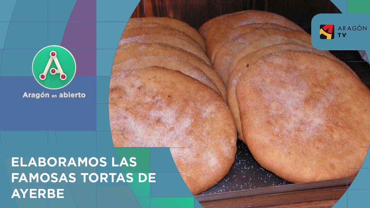 Así se elaboran las famosas tortas de Ayerbe.