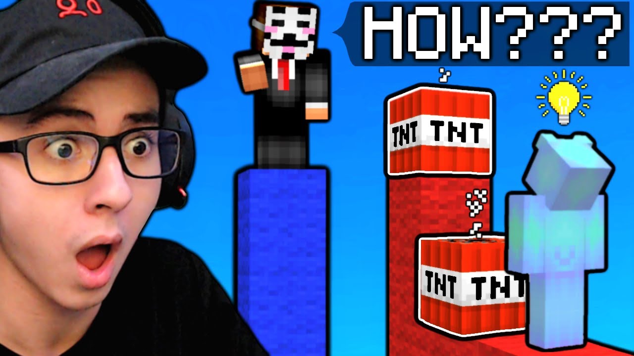 САМЫЙ УМНЫЙ прыжок с ТНТ в Minecraft Bedwars...