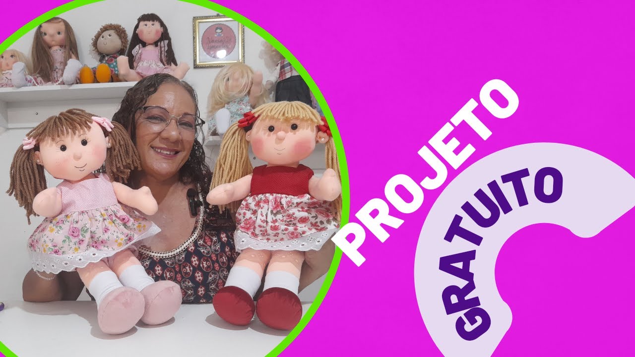 BONECA DE PANO PATTY PARTE 02 #artesanato #diy #boneca
