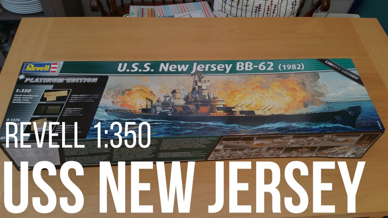 USS New Jersey BB-62 1/350 Scale Model Part 1