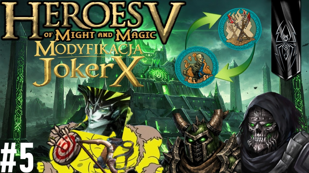 Pogrom słabeuszy i smokuch&oacute;w | Heroes V Nekropolia Modyfikacja od JokerX #5
