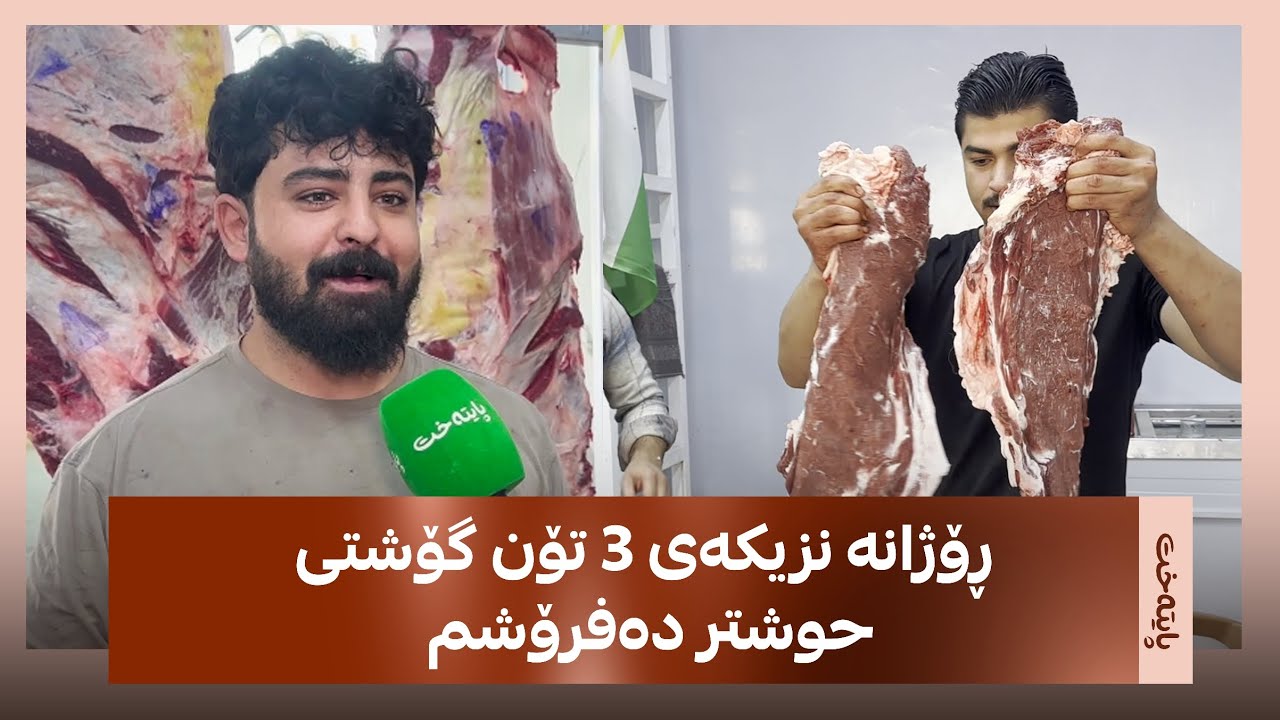 قەسابخانەیەک لە هەولێر ڕۆژانە بە تۆن گۆشتی حوشتر دەفرۆشێت و باسی خواستی خەڵک لەسەر گۆشتەکە دەکات