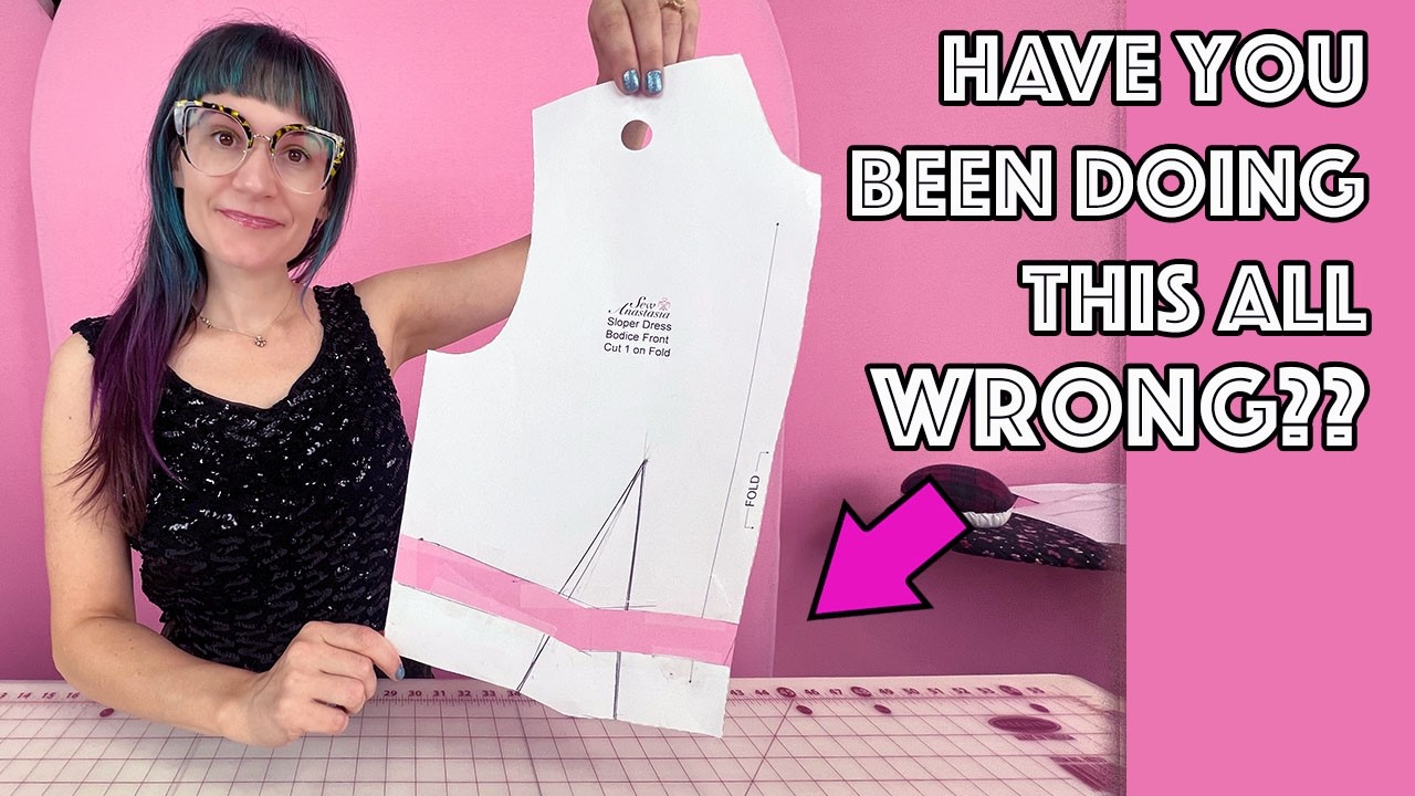 How To Make Your Bodice Pattern Longer Or Shorter The Right Way!