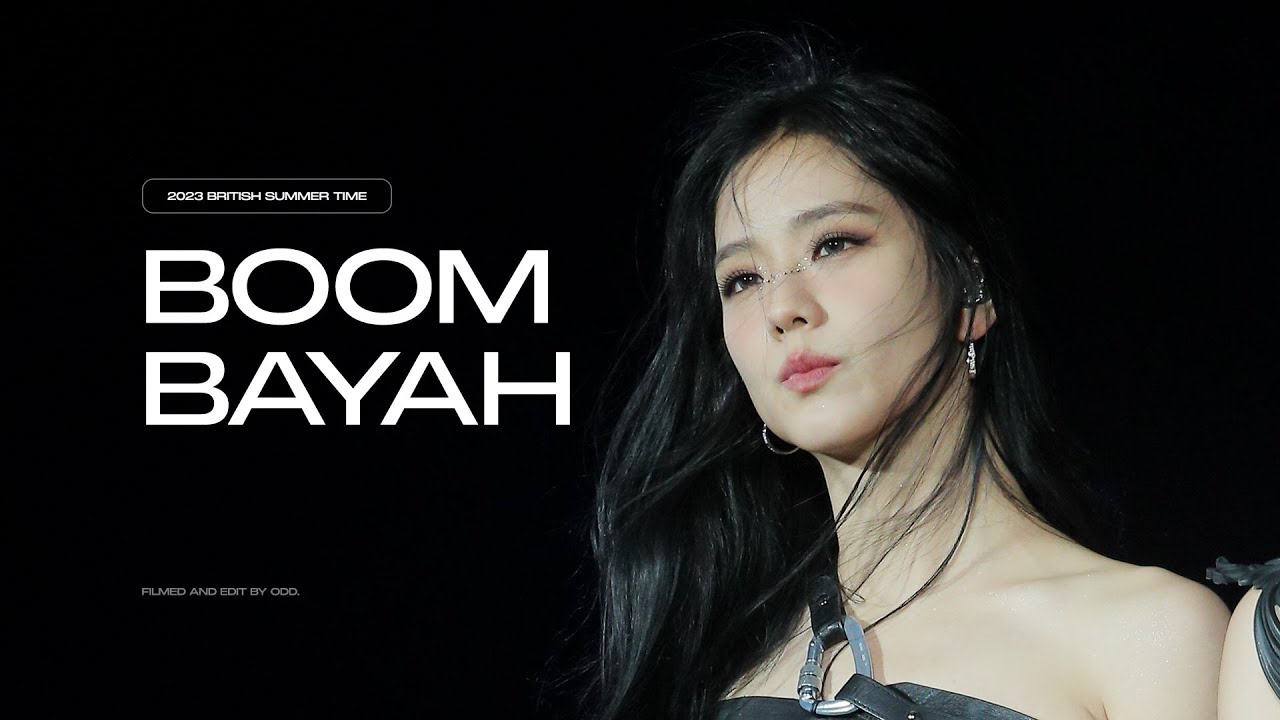 [4K] 230702 하이드파크 블랙핑크 지수 BOOMBAYAH 직캠 BLACKPINK JISOO BST Hyde Park fancam @BST Hyde Park