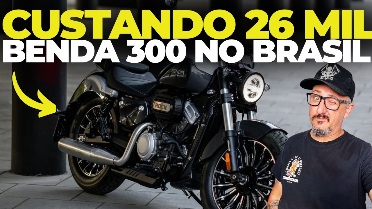 Custando 26 mil BENDA 300, com potencia de MIRAGE, assusta ROYAL no BRASIL