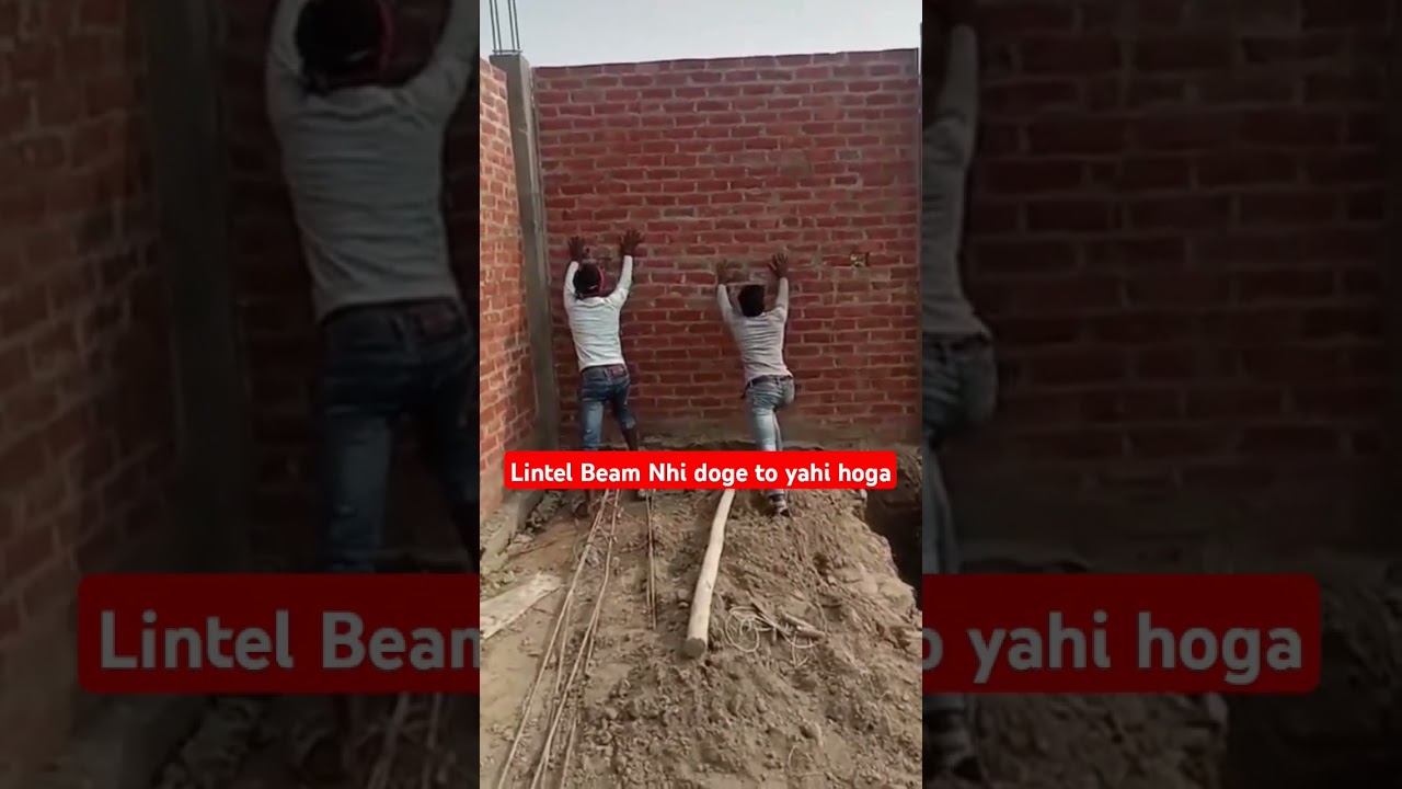 Lintel Beam | House Construction mistake | Brick wall
