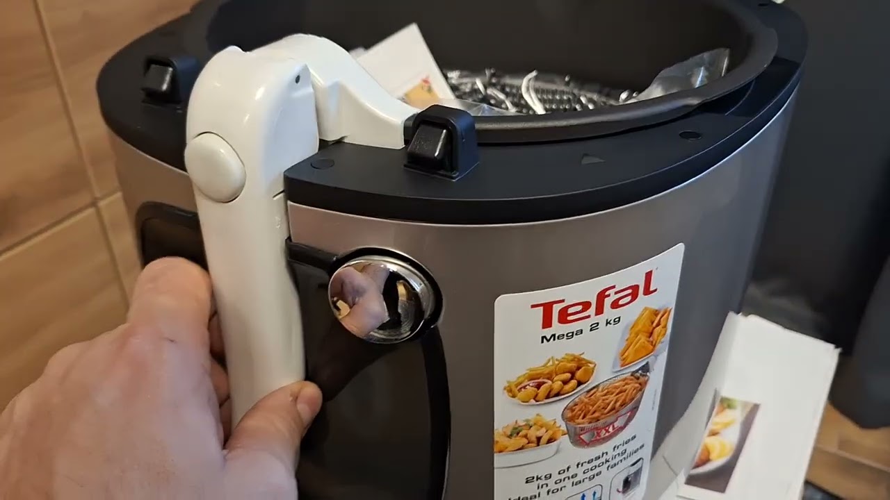 Deep fryer TEFAL FR480015 UNBOXING Fritteuse Fritéza #tefal