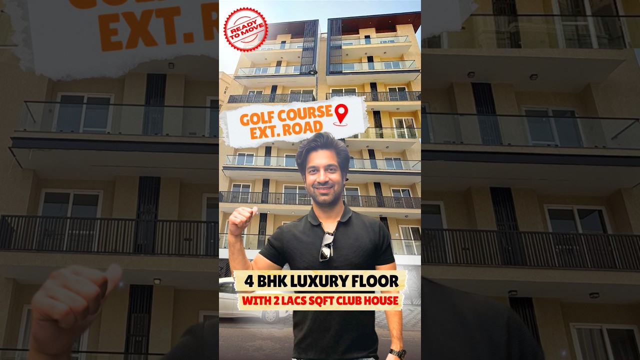 400 SqYds Builder Floor In Gurgaon | Golf Course Extension Road | Gurgaon Real Estate #gurgaon #4k