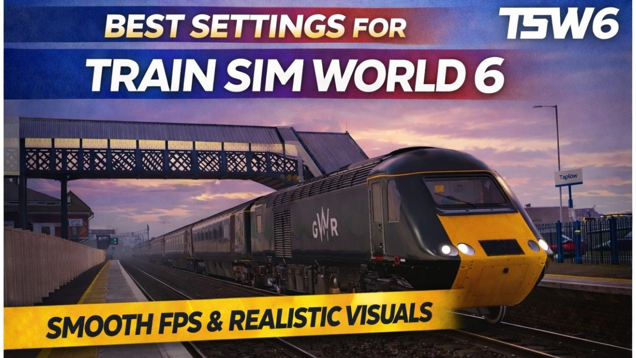 Лучшие настройки графики и производительности для Train Sim World 6 | Плавная частота кадров и ре...
