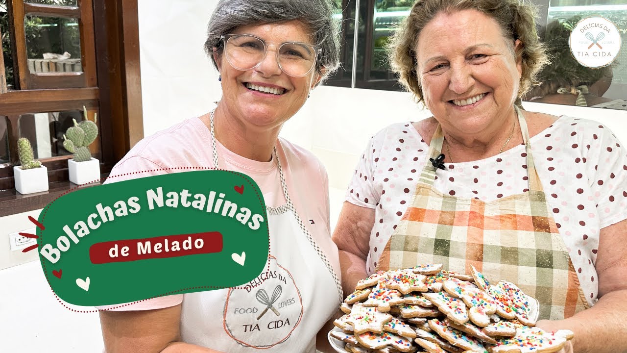 BOLACHA DE NATAL FEITO EM CASA COM MELADO RECEITA DE FAMÍLIA - DELÍCIAS DA TIA CIDA