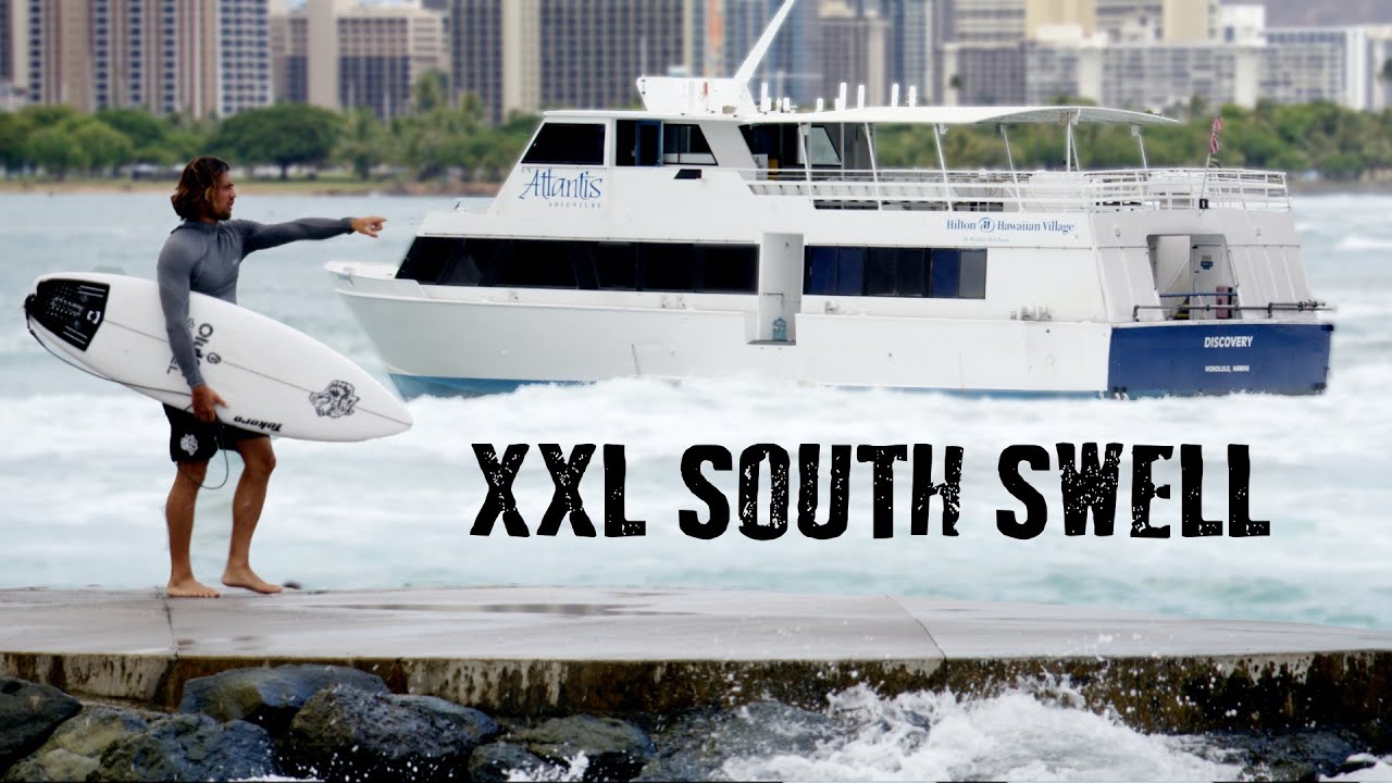 XXL SOUTH WELL | СЕРФИНГ НА ЮЖНОМ ПОБЕРЕЖЬЕ ОАХУ