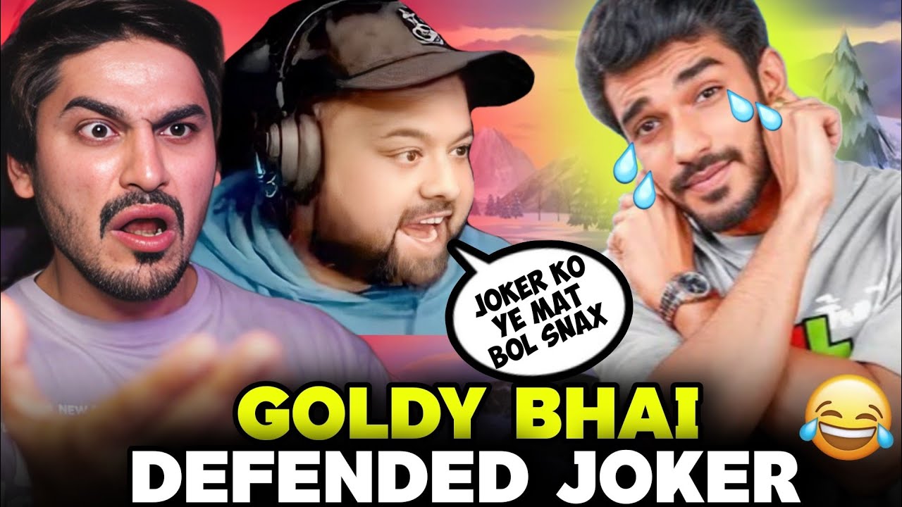 Goldy Bhai Defends Joker from Snax after this😂 *FUNNIEST HIGHLIGHT EVER*🤣