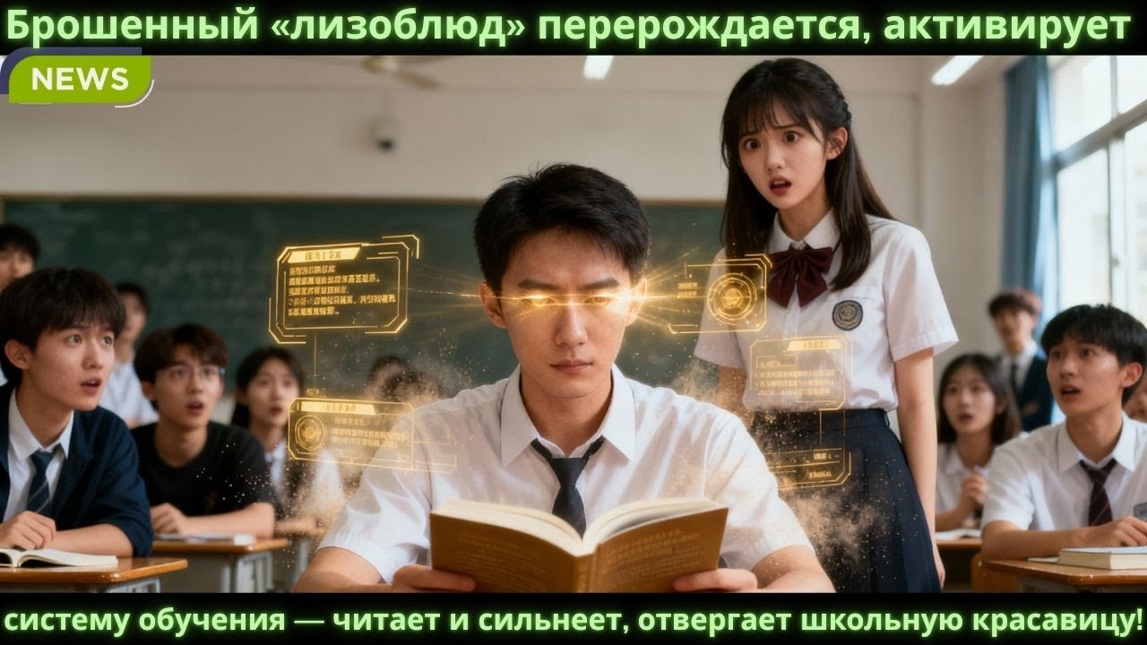 Брошенный «лизоблюд» перерождается: система обучения—читает,сильнеет и отвергает школьную красавицу