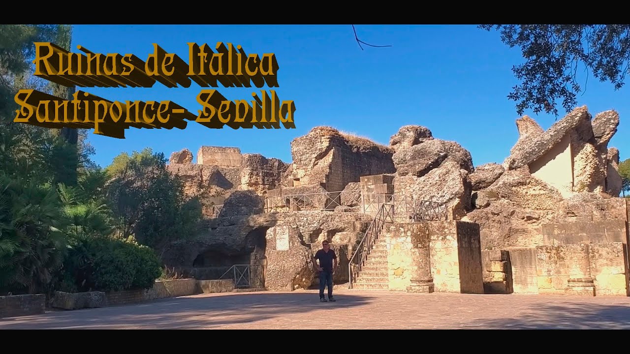 Os enseño ITALICA en Santiponce la antigua Sevilla romana #history