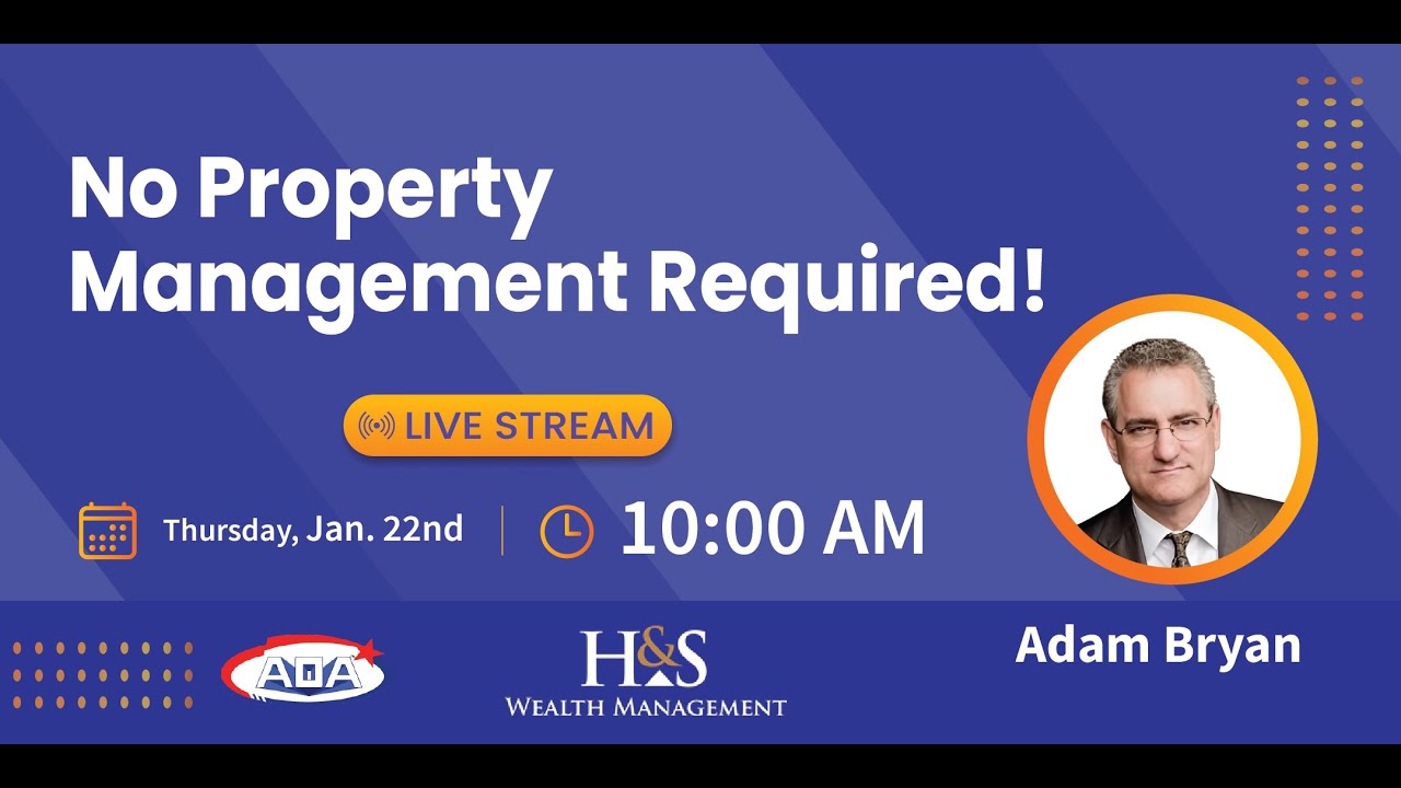 No Property Management Required!